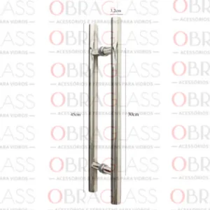 PUXADOR TUBULAR REDONDO PARA ORTA DE VIDRO OU MADEIRA 3 PUXADOR TUBULAR REDONDO PARA ORTA DE VIDRO OU MADEIRA 3