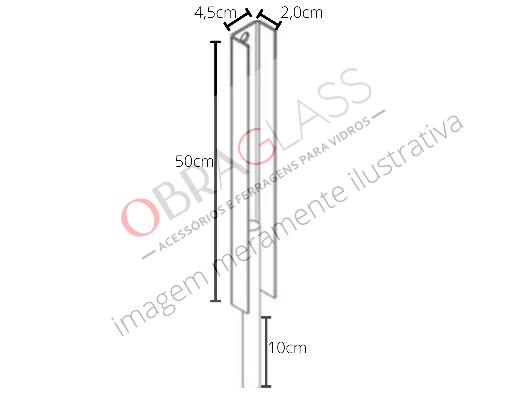 Pontalete chumbador epoxi 2×1 obraglass Pontalete chumbador epoxi 2×1 obraglass