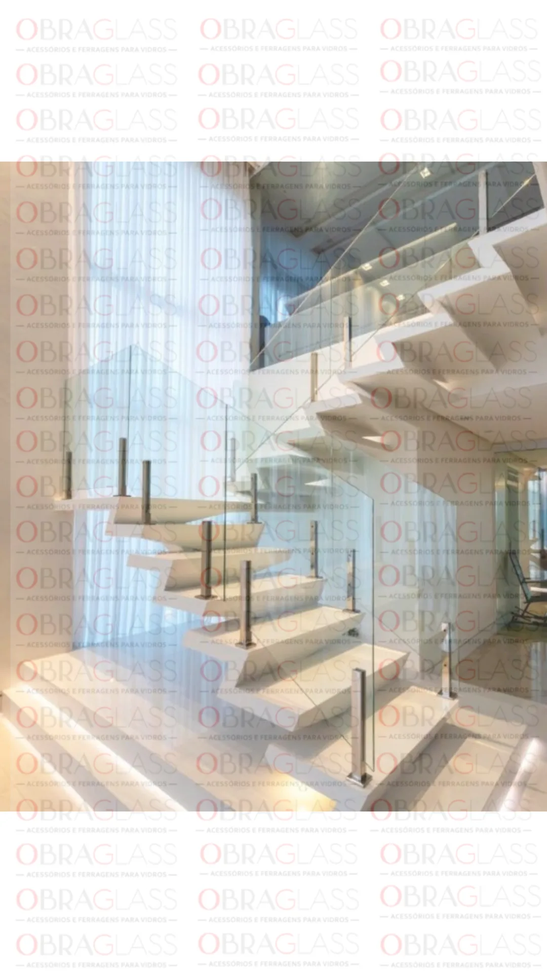 TORRE PINÇA PRESILHA DE INOX PARA CORRIMAO GUARDA CORPO DE VIDRO BLINDEX OBRGLASS 5 TORRE PINÇA PRESILHA DE INOX PARA CORRIMAO GUARDA CORPO DE VIDRO BLINDEX OBRGLASS 5