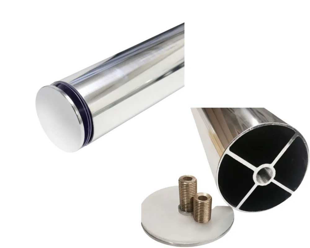 PÉ PERNA PARA TAMPO DE MESA DE VIDRO TEMPERADO PROLONGADOR 1 PÉ PERNA PARA TAMPO DE MESA DE VIDRO TEMPERADO PROLONGADOR 1