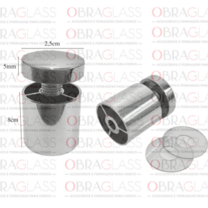PROLONGADOR FIXADOR PARA VIDRO ACM ACRILICO 3 PROLONGADOR FIXADOR PARA VIDRO ACM ACRILICO 3