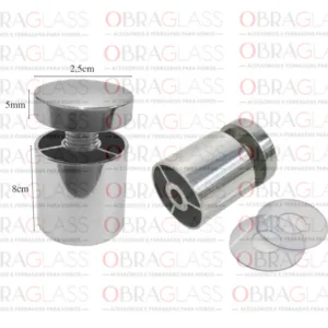 PROLONGADOR FIXADOR PARA VIDRO ACM ACRILICO 3