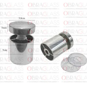 PROLONGADOR FIXADOR PARA VIDRO ACM ACRILICO 3