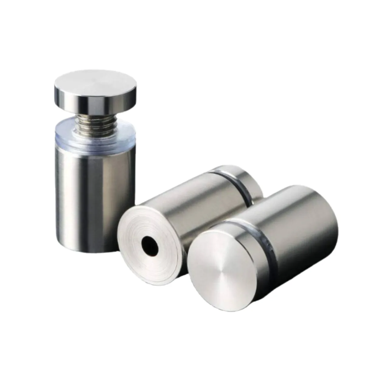 Prolongador Espaçador de Inox Para Vidro Madeira 2,0 X 2,5