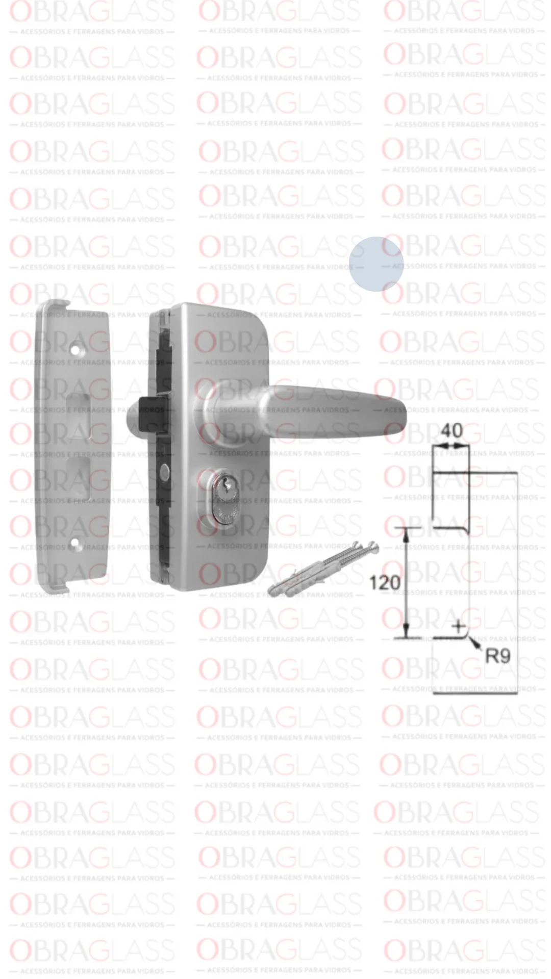 FECHADURA 1510-11 VIDRO ALVENARIA 6 FECHADURA 1510-11 VIDRO ALVENARIA 6
