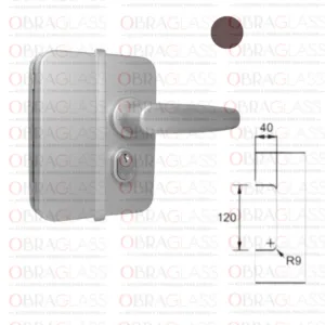 FECHADURA 1510-11 VIDRO VIDRO 3