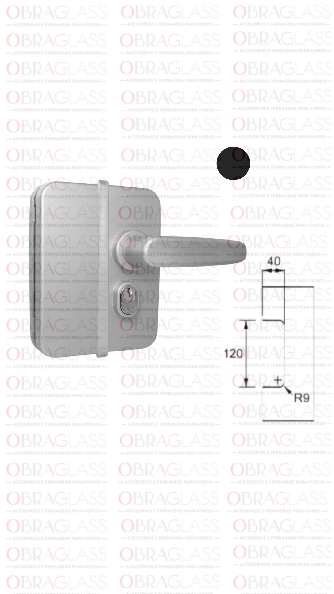 FECHADURA 1510-11 VIDRO VIDRO 6 FECHADURA 1510-11 VIDRO VIDRO 6