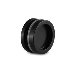 Puxador Para Box Unha Concha Furo 12mm Preto
