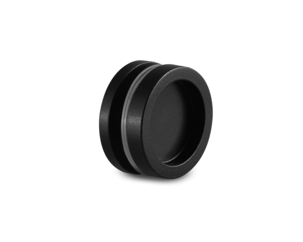 Puxador Para Box Unha Concha Furo 12mm Preto