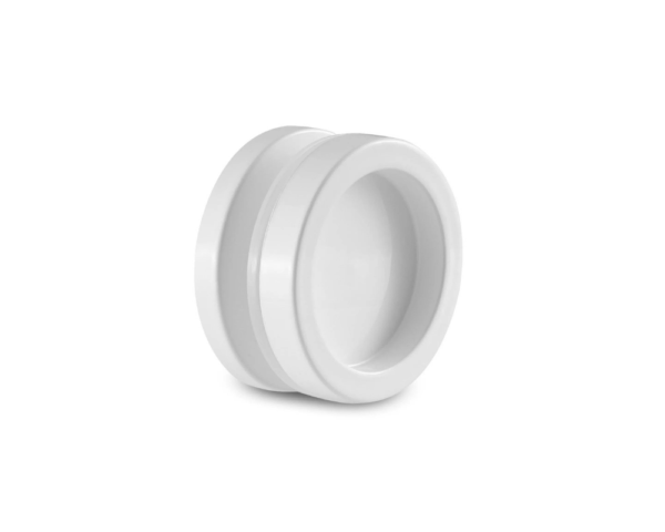 Puxador Para Box Unha Concha Furo 12mm Branco