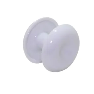 Puxador Para Porta de Vidro em Acrílico Branco "Grande"