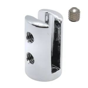 SUPORTE FENDA ALONGADA CROMADA EM METAL PARA PRATELEIRA DE VIDRO 10MM BLINDEX OBRAGLASS 1.2 SUPORTE FENDA ALONGADA CROMADA EM METAL PARA PRATELEIRA DE VIDRO 10MM BLINDEX OBRAGLASS 1.2