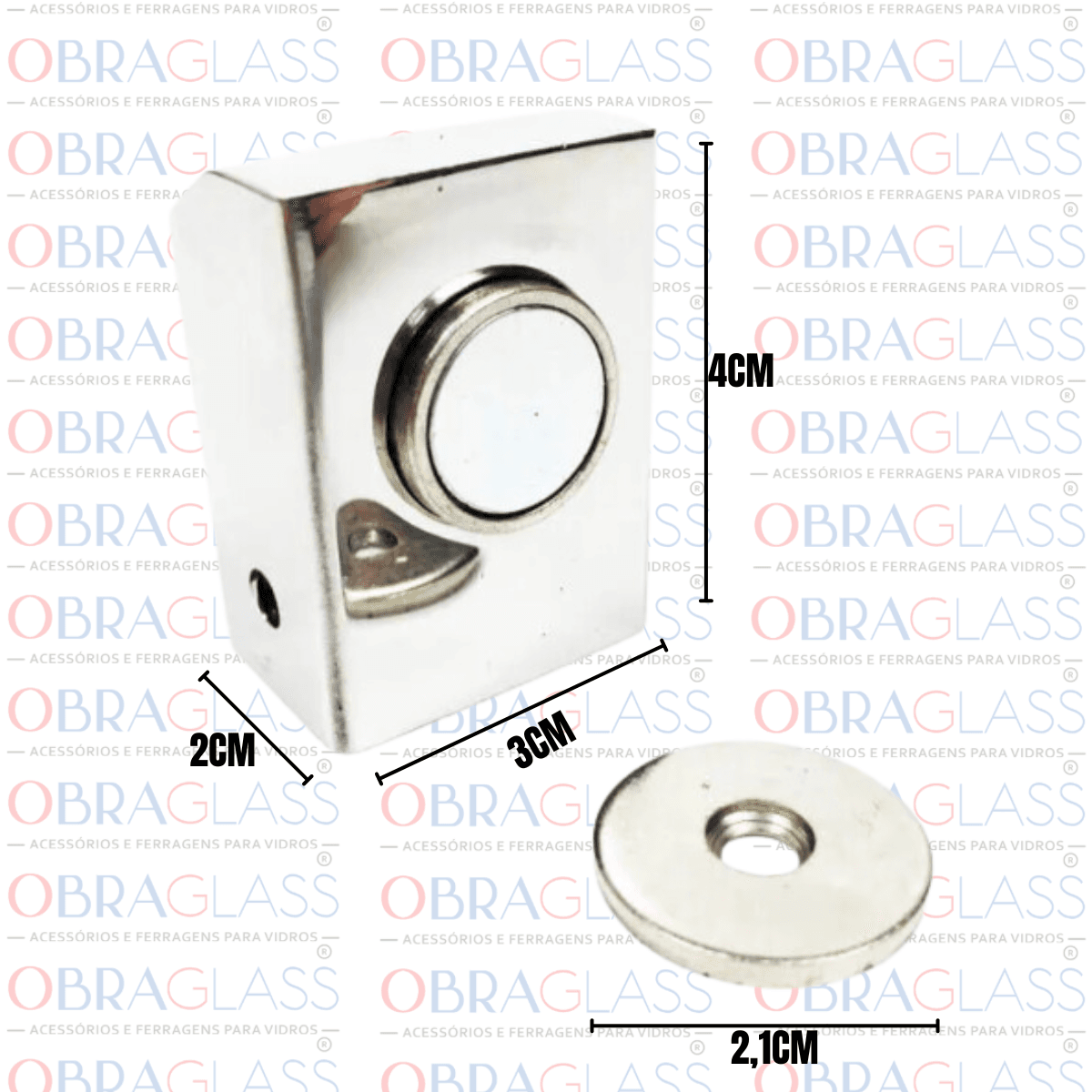 BATEDOR FIXADOR DE INOX PORTA DE MADEIRA MEDIDA OBRAGLASS 1 BATEDOR FIXADOR DE INOX PORTA DE MADEIRA MEDIDA OBRAGLASS 1