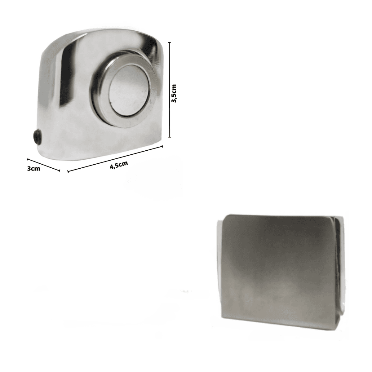 BATEDOR MAGNETICO PARA PORTA DE MADEIRA VIDRO ObraGlass 2 BATEDOR MAGNETICO PARA PORTA DE MADEIRA VIDRO ObraGlass 2