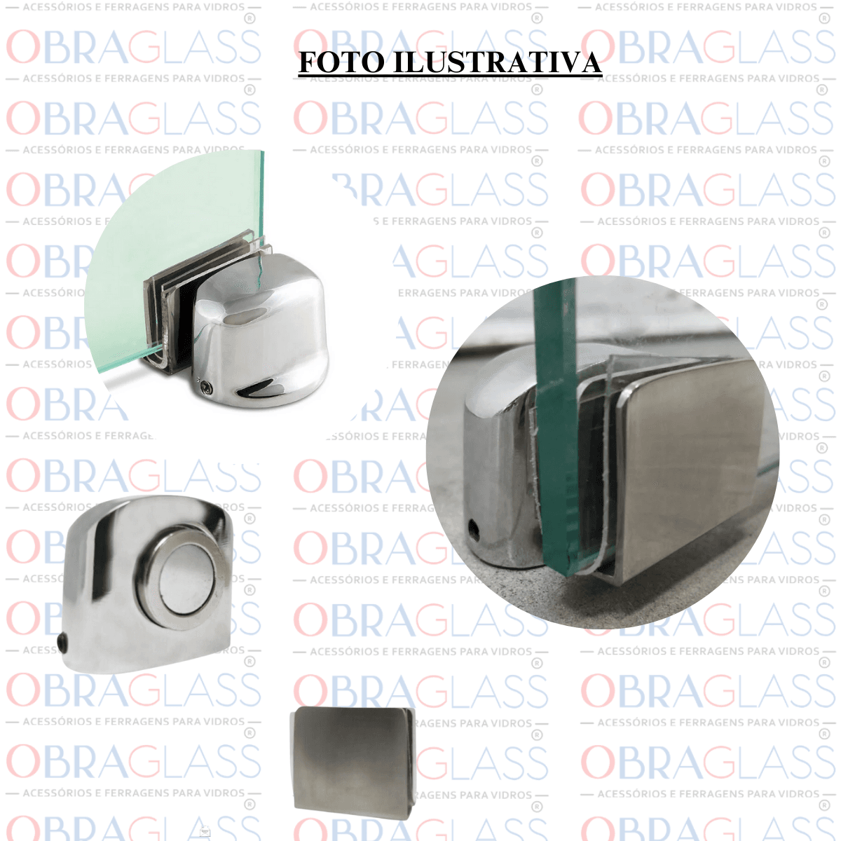 BATEDOR MAGNETICO PARA PORTA DE MADEIRA VIDRO ObraGlass 6 BATEDOR MAGNETICO PARA PORTA DE MADEIRA VIDRO ObraGlass 6