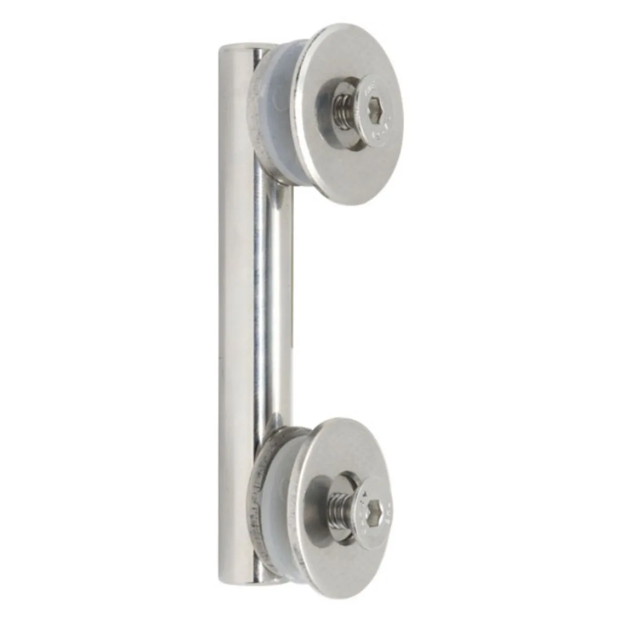 Conector De Inox 180º Grau - V.V Polido Reto - Escovado P/ Corrimão De Inox