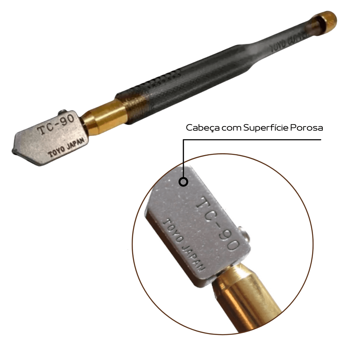 CORTADOR MANUAL DE VIDRO ESPELHO COM RESERVATORIO TOYO JAPONES ORIGINAL BLINDEX ObraGlass 3 CORTADOR MANUAL DE VIDRO ESPELHO COM RESERVATORIO TOYO JAPONES ORIGINAL BLINDEX ObraGlass 3