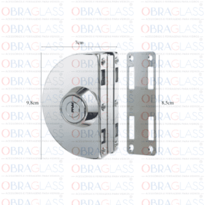 FECHADURA DE PRESSAO INOX PORTA DE VIDRO OBRAGLASS 3 FECHADURA DE PRESSAO INOX PORTA DE VIDRO OBRAGLASS 3