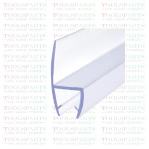 PERFIL SILICONADO CADEIRINHA PARA VIDRO TEMPERADO 8MM OU 10MM BLINDEX OBRAGLASS 8