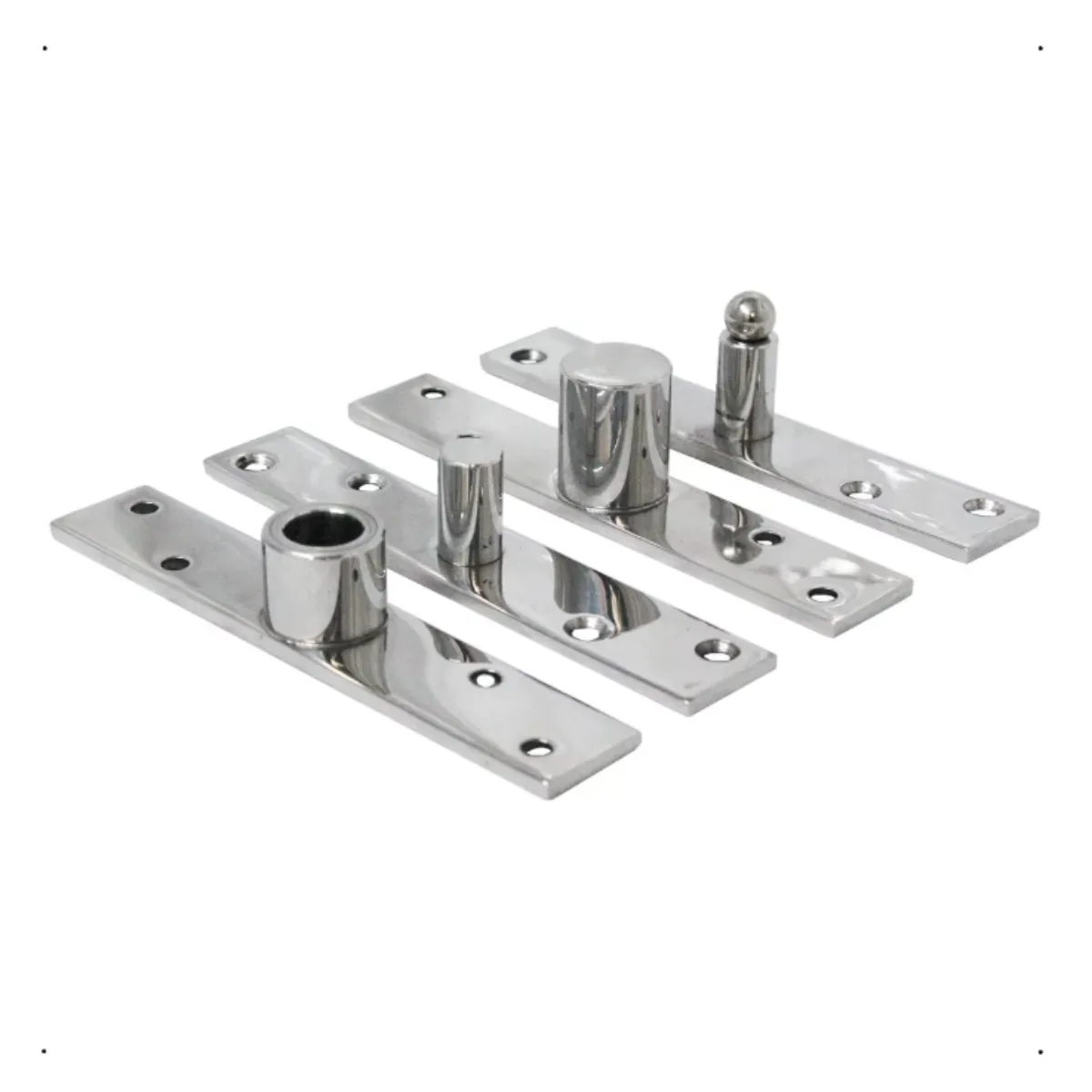 Pivô De Inox Superior E Inferior 250Kg - Polido
