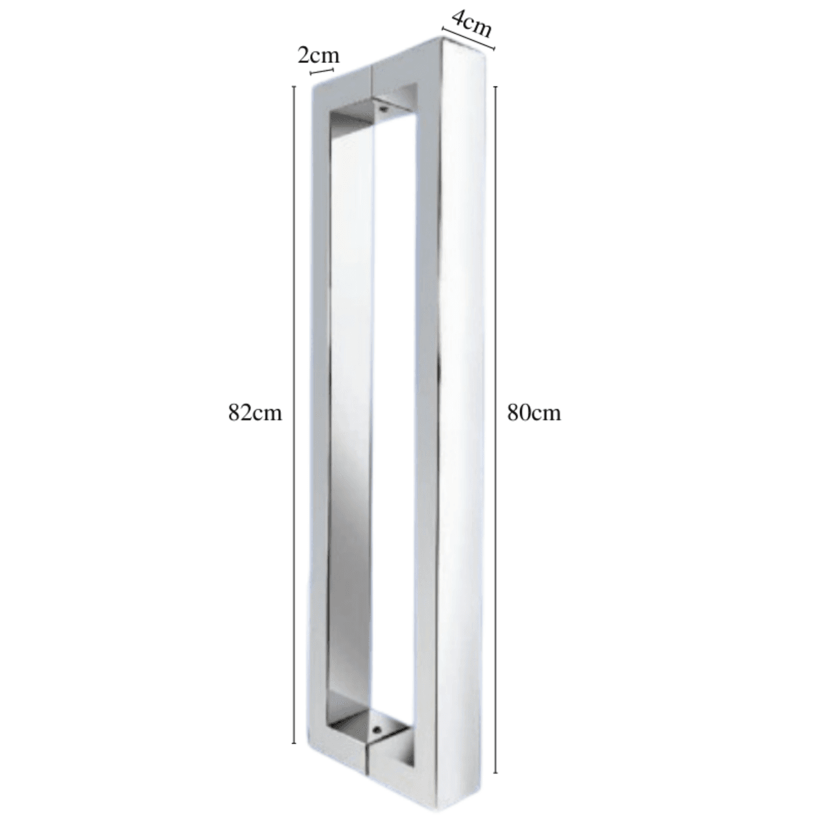 PUXADOR C PARA VIDRO OU MADEIRA 2 PUXADOR C PARA VIDRO OU MADEIRA 2