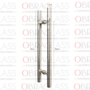 PUXADOR TUBULAR REDONDO PARA ORTA DE VIDRO OU MADEIRA 3 PUXADOR TUBULAR REDONDO PARA ORTA DE VIDRO OU MADEIRA 3