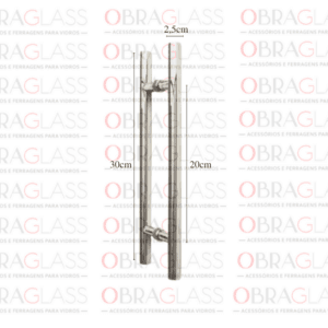 PUXADOR TUBULAR REDONDO PARA ORTA DE VIDRO OU MADEIRA 3 PUXADOR TUBULAR REDONDO PARA ORTA DE VIDRO OU MADEIRA 3