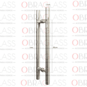 PUXADOR TUBULAR REDONDO PARA ORTA DE VIDRO OU MADEIRA 3 PUXADOR TUBULAR REDONDO PARA ORTA DE VIDRO OU MADEIRA 3